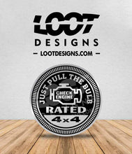 Load image into Gallery viewer, UGH!! RATED Badge for Offroad Vehicle