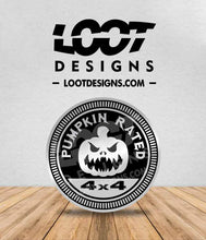 Load image into Gallery viewer, JACK-O / PUMPKIN RATED Badge for Offroad Vehicle