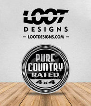 Load image into Gallery viewer, COUNTRY (Girl, Boy, Mom, Dad, PURE) RATED Badge for Offroad Vehicle