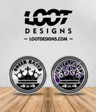Load image into Gallery viewer, QUEEN RATED Badge for Offroad Vehicle