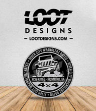 Load image into Gallery viewer, RIVER CITY W R A N G L E R Z (RCW) - Badge for Offroad Vehicle Club