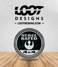Load image into Gallery viewer, REBEL RATED Badge for Offroad Vehicle