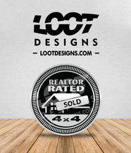 Load image into Gallery viewer, REALTOR RATED Badge for Offroad Vehicle
