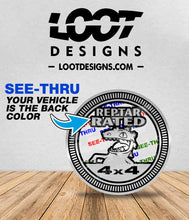 Load image into Gallery viewer, REPTAR RATED Badge for Offroad Vehicle