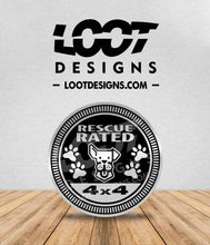 Load image into Gallery viewer, RESCUE RATED Badge for Offroad Vehicle