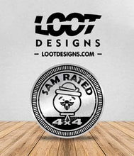 Load image into Gallery viewer, RUDOLPH (& MISFITS) RATED Badge for Offroad Vehicle