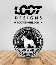 Load image into Gallery viewer, MINI / GIANT / STANDARD SCHNAUZER RATED Badge for Offroad Vehicle