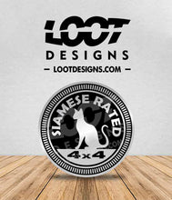 Load image into Gallery viewer, CAT RATED Badge for Offroad Vehicle