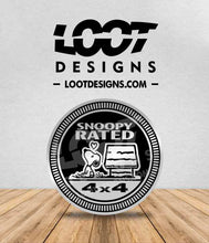 Load image into Gallery viewer, SNOOPY RATED Badge for Offroad Vehicle