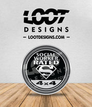 Load image into Gallery viewer, SOCIAL WORKER RATED Badge for Offroad Vehicle