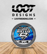 Load image into Gallery viewer, SOCIAL WORKER RATED Badge for Offroad Vehicle