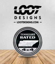 Load image into Gallery viewer, TENNESSEE RATED Badge for Offroad Vehicle