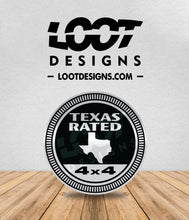 Load image into Gallery viewer, TEXAS RATED Badge for Offroad Vehicle