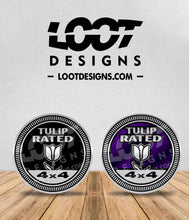 Load image into Gallery viewer, TULIP RATED Badge for Offroad Vehicle