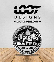 Load image into Gallery viewer, TUSCADERO TEAM RATED Badge for Offroad Vehicle