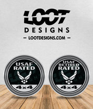 Load image into Gallery viewer, USAF (Air Force) Badge for Offroad Vehicle