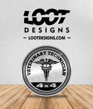 Load image into Gallery viewer, VETERINARIAN RATED / VETERINARY TECHNICIAN Badge for Offroad Vehicle