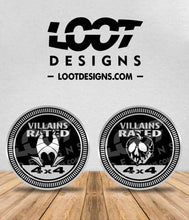 Load image into Gallery viewer, VILLAINS RATED Badge for Offroad Vehicle