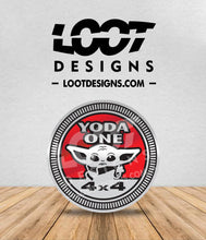 Load image into Gallery viewer, CHILD / BABY YODA / JEDI / GROGU RATED Badge for Offroad Vehicle