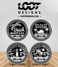 Load image into Gallery viewer, BEACH RATED Badge for Offroad Vehicle