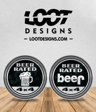 Load image into Gallery viewer, BEER RATED Badge for Offroad Vehicle