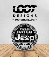 Load image into Gallery viewer, "PAWS" DOG RATED Badge for Offroad Vehicle