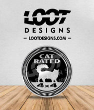 Load image into Gallery viewer, CAT RATED Badge for Offroad Vehicle
