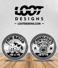 Load image into Gallery viewer, COW RATED Badge for Offroad Vehicle