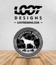 Load image into Gallery viewer, DOBERMAN RATED Badge for Offroad Vehicle