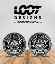 Load image into Gallery viewer, FIRE RATED Badge for Offroad Vehicle