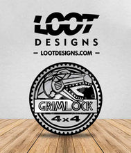 Load image into Gallery viewer, TRANSFORMERS / GRIMLOCK / AUTOBOT RATED Badge for Offroad Vehicle