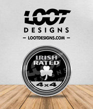Load image into Gallery viewer, IRISH RATED Badge for Offroad Vehicle