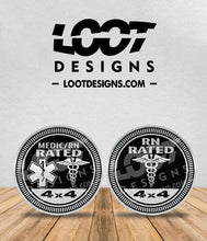 Load image into Gallery viewer, MEDIC/RN RATED Badge for Offroad Vehicle