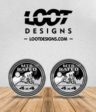 Load image into Gallery viewer, MTB RATED Badge for Offroad Vehicle