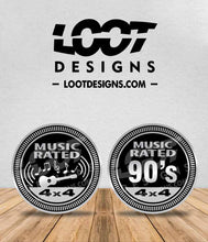 Load image into Gallery viewer, MUSIC RATED Badge for Offroad Vehicle