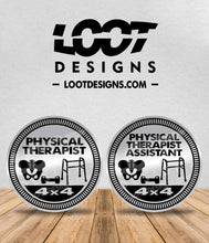 Load image into Gallery viewer, PHYSICAL THERAPIST / ASSISTANT Badge for Offroad Vehicle