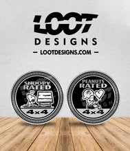 Load image into Gallery viewer, SNOOPY RATED Badge for Offroad Vehicle
