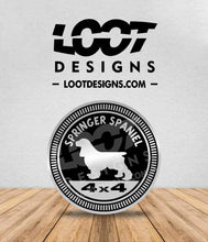 Load image into Gallery viewer, SPANIEL / SPRINGER SPANIEL / CAVALIER KING CHARLES RATED Badge for Offroad Vehicle