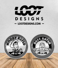 Load image into Gallery viewer, WOODY / BUZZ RATED Badge for Offroad Vehicle