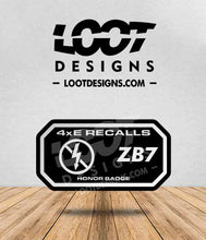 Load image into Gallery viewer, 4xE RECALLS Honor Badge for Offroad Vehicle