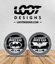 Load image into Gallery viewer, BATMAN RATED Badge for Offroad Vehicle