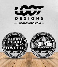 Load image into Gallery viewer, BIKINI PEARL RATED Badge for Offroad Vehicle