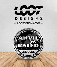 Load image into Gallery viewer, ANVIL TEAM RATED Badge for Offroad Vehicle