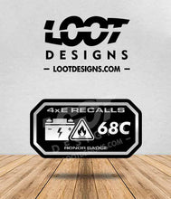 Load image into Gallery viewer, 4xE RECALLS Honor Badge for Offroad Vehicle
