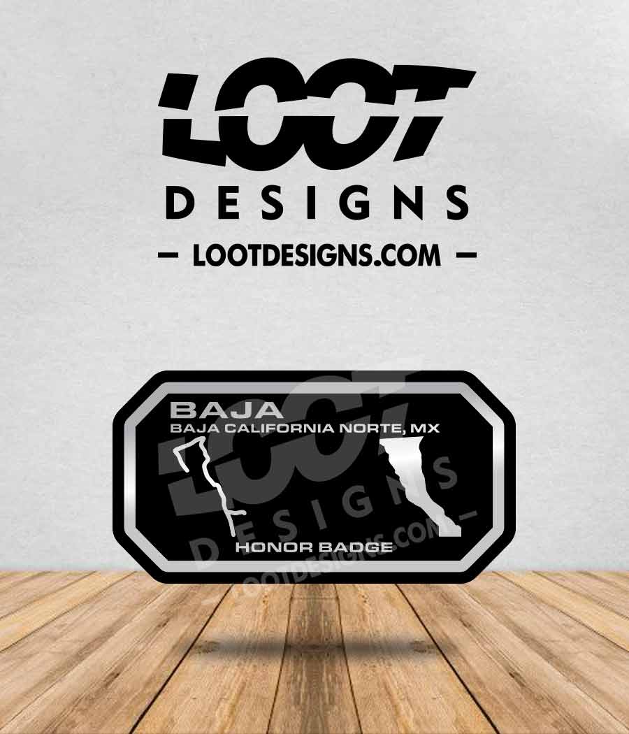 BAJA NorteHonor Badge for Offroad Vehicle – Loot Designs
