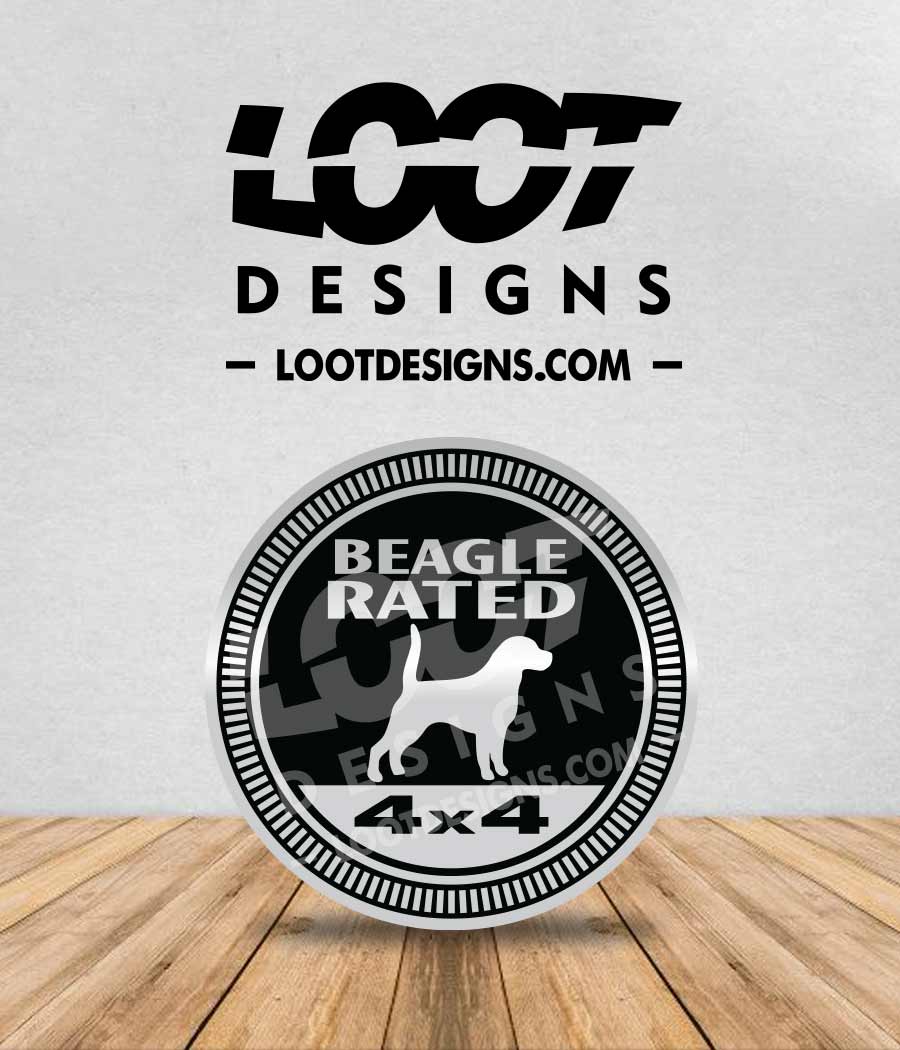 BEAGLE RATED Badge for Offroad Vehicle