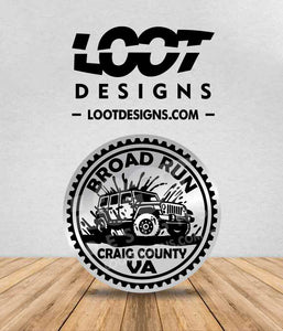BROAD RUN - Craig Conty VA Badge for Offroad Vehicle Club