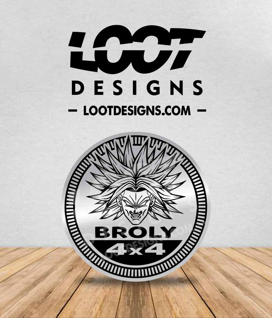 BROLY Badge for Offroad Vehicle – Loot Designs