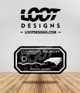 CAROVA BEACH Honor Badge for Offroad Vehicle