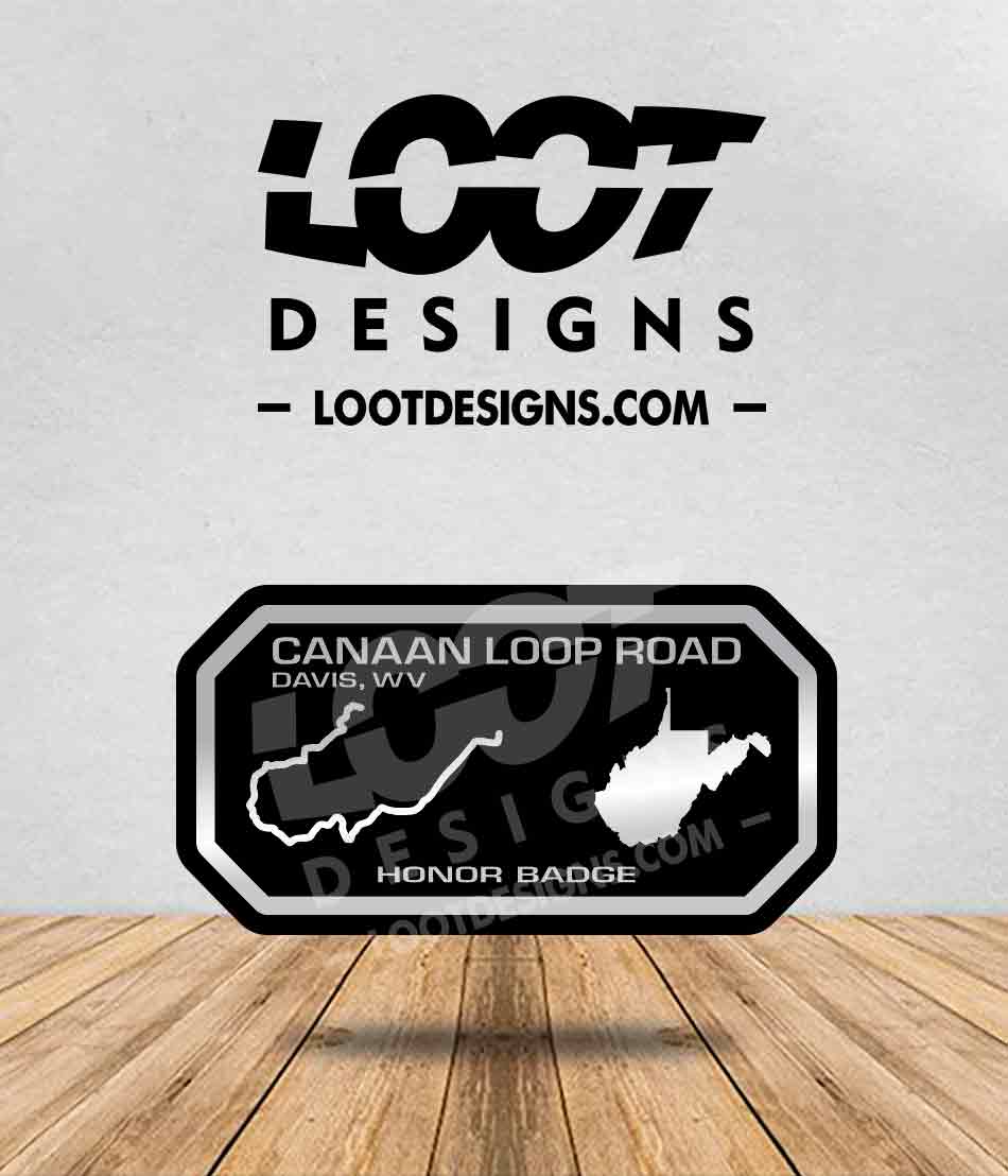CANAAN LOOP ROAD (WV) Honor Badge for Offroad Vehicle